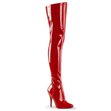 Pleaser Women's Seduce-3000 Thigh-high Boots - Ultimate Fashion & Comfort