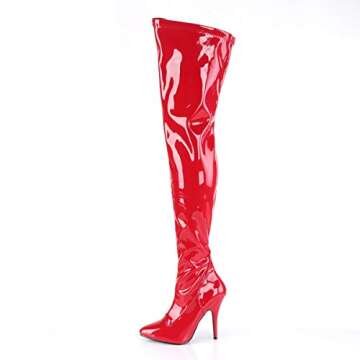 Pleaser Seduce-3000 Women's Thigh-high Boots - Fashion Forward Footwear