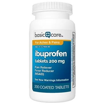 Amazon Basic Care Ibuprofen Tablets for Pain Relief 200 mg