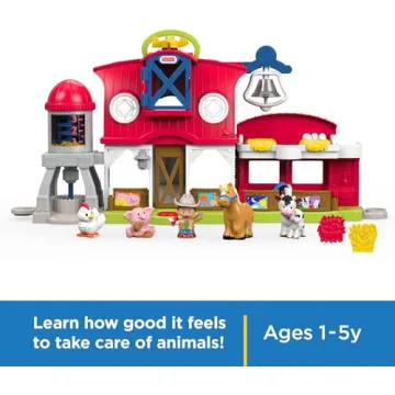 Fisher-Price Caring for Animals Farm Set with Lights