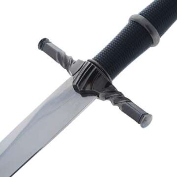 Silver Sword Style Medieval Dagger for Cosplay Gifts