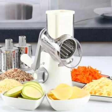Cambom Rotary Cheese Grater for Easy Shredding