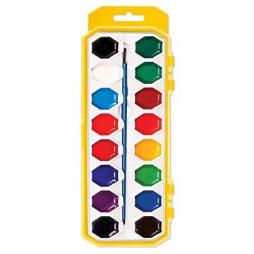 Cra-Z-Art 16-Piece Washable Watercolors for All Ages