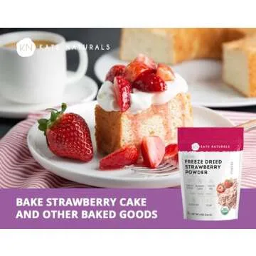 Organic Strawberry Powder for Baking & Smoothies