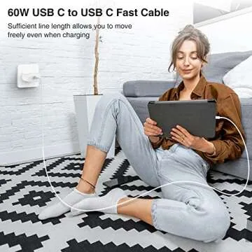 iPhone 16 15 Fast Charger, 20W USB C Charging Block/6ft Type C to C Cable Cord Long,iPad Wall Plug Power Adapter Cube Brick for Apple iPhone 16 Pro/16/15 Plus/15 Pro Max/12.9/11 inch/Air/Mini/4th/6Gen