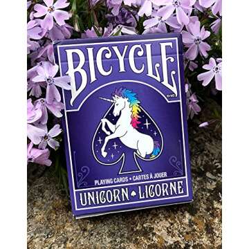 Bicycle Unicorn Playing Cards, Standard Index, Poker Cards, Premium Playing Cards, Unicorn Cards, Unique Playing Cards, 1 Deck