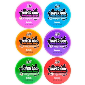 Tub Works Super Goo Bath Slime Soap for Kids - 6 Pack