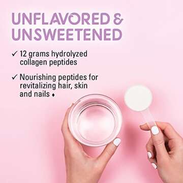BlueBonnet Hydrolyzed Collagen Powder for Hair, Skin & Nails