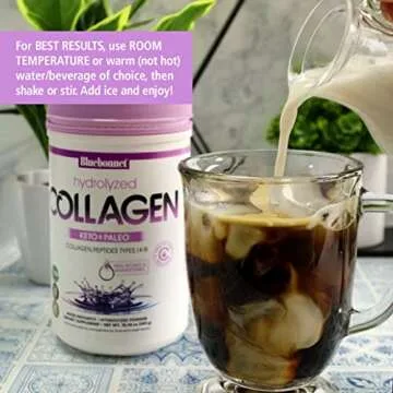 BlueBonnet Hydrolyzed Collagen Powder for Hair, Skin & Nails