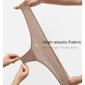 SOULVOR Magneticfit Thongs for Women Stretch Sexy Underwear Comfort Tagless Thong Low Rise Breathabl...