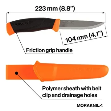 Morakniv Companion Outdoor Knife - Durable & Lightweight