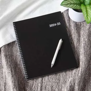 Blue Sky 2024-2025 Academic Year Weekly and Monthly Planner, July 2024 - June 2025, 8.5" x 11", Flex...