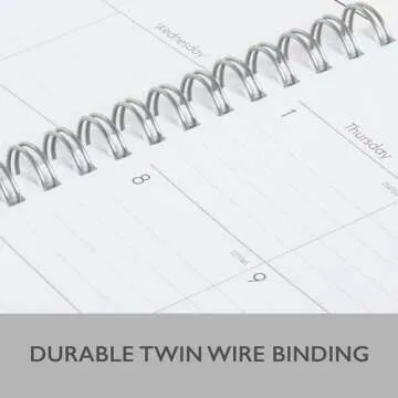 Blue Sky 2024-2025 Academic Year Weekly and Monthly Planner, July 2024 - June 2025, 8.5" x 11", Flexible Cover, Wirebound, Enterprise (150144)