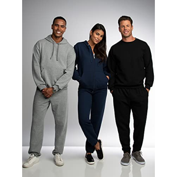 Men's Relaxed Fit Fleece Sweatpants with Pockets