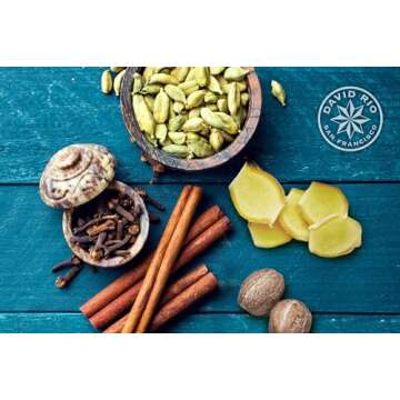 David Rio Orca Spice Reduced Calorie Chai Mix, Sugar-Free, Just Add Milk or Water, 11.9 oz Canister (Pack of 1)