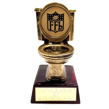 Toilet Bowl Last Place Fantasy Football Trophy