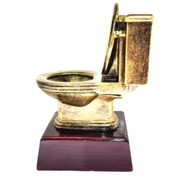 Toilet Bowl Fantasy Football Trophy for Last Place Winners