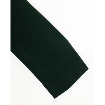 LifeShe Women's Velvet Blazer Work Office Dressy Lapel Collar Double Breasted Peplum Blazers Jacket Green