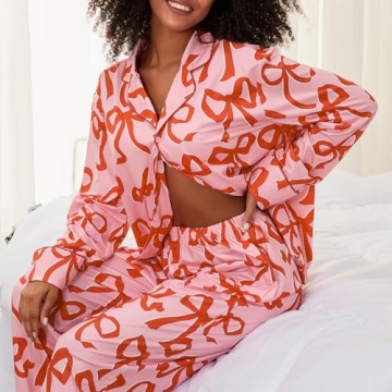 Covvoliy Women's Christmas Pajamas Set - Stylish Comfort