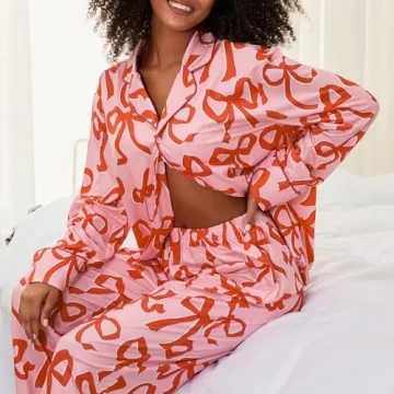 Covvoliy Women's Christmas Pajamas Set - Stylish Comfort