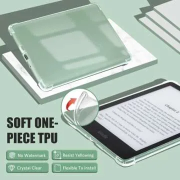 iDLEHANDS Clear Case for Kindle Paperwhite 11th Gen