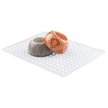 iDesign Plastic Kitchen Sink Protector Grid - 16" x 12.5"