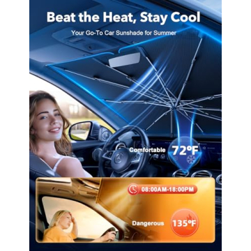 2025 Premium Upgrade Car Windshield Sunshade Umbrella