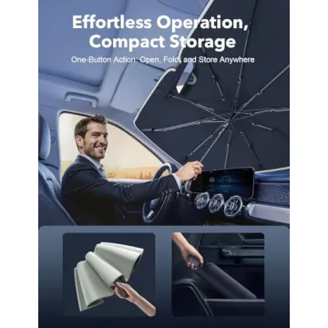 2025 Premium Upgrade Car Windshield Sunshade Umbrella
