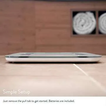 Greater Goods Body Fat Scale, Accurate Digital Weight and Health Metrics, Body Composition, and Weight Measurements, Glass Top, with Large Backlit Display (Silver)