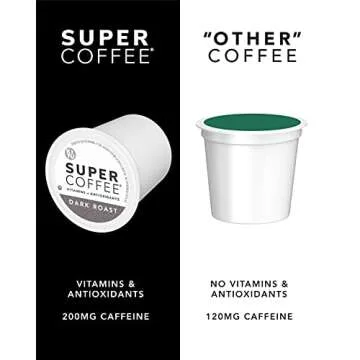 KITU SUPER COFFEE Pods, Energy & Immunity Boost Vanilla