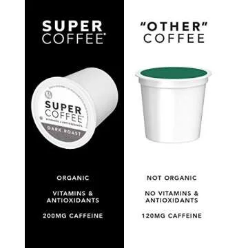 KITU SUPER COFFEE Pods, Energy & Immunity Boost Vanilla