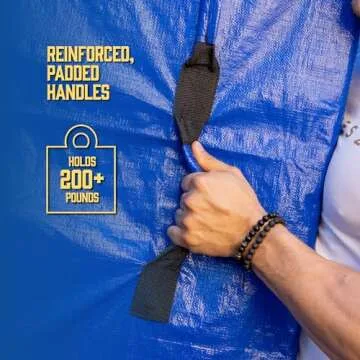 Mattress Bags For Moving With 8 Handles - Queen - Extra-Thick Mattress Bag For Moving- Reusable Mattress Storage Bag- Mattress Cover For Moving With Wide-Opening Zippers, Moving Mattress Bag Protector