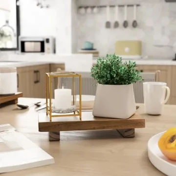 Stylish HGF Wood Pedestal Stand for Home Decor