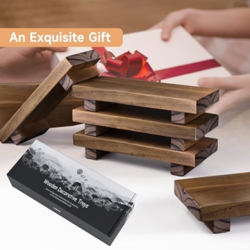 Stylish HGF Wood Pedestal Stand for Home Decor