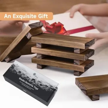 Stylish HGF Wood Pedestal Stand for Home Decor