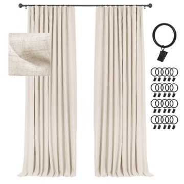 INOVADAY Blackout Curtains Thermally Insulated for Bedrooms