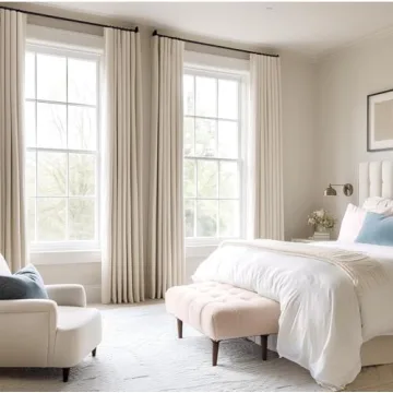 INOVADAY Blackout Curtains Thermally Insulated for Bedrooms