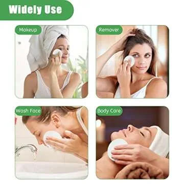 120 Pcs Compressed Facial Sponges for Effortless Cleansing