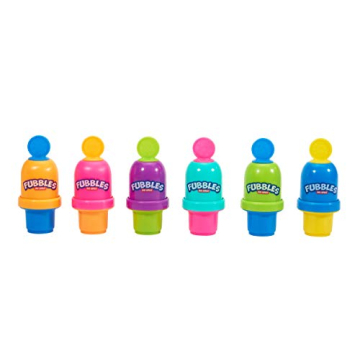 Fubbles Bubbles No-Spill Bubble Tumbler for Babies Toddlers and Kids | Includes 6oz Bubble Solution and Bubble Wand (Tumbler Colors May Vary)(Pack of 3)