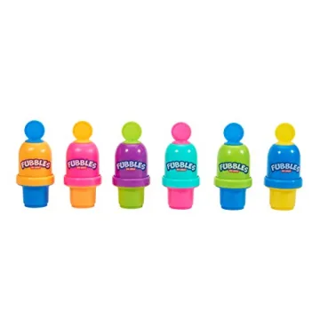 Fubbles Bubbles No-Spill Bubble Tumbler for Babies Toddlers and Kids | Includes 6oz Bubble Solution and Bubble Wand (Tumbler Colors May Vary)(Pack of 3)