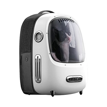 PETKIT Backpack for Cats with Fan & Light, Travel Friendly