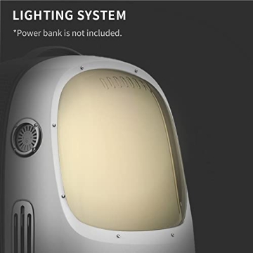 PETKIT Backpack for Cats with Fan & Light, Travel Friendly