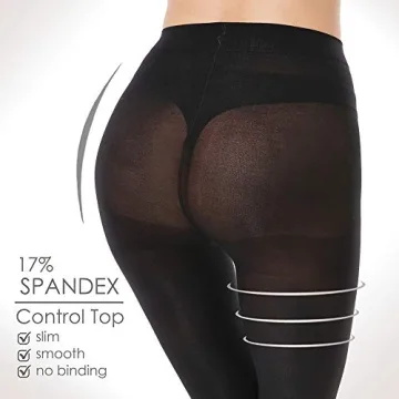 G&Y Semi Opaque Tights - Control Top Legwear for Women