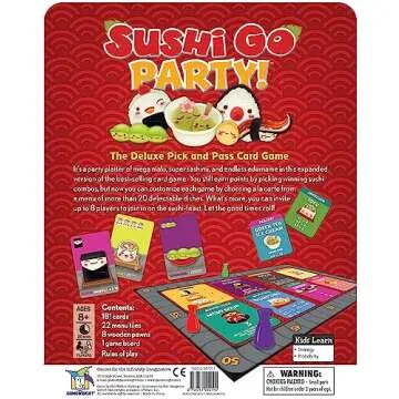 Sushi Go Party Deluxe Card Game for All Ages