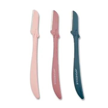 Affordable JAPONESQUE Dermaplaning Tool 3 Piece Set for Women