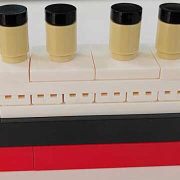 MIKEMENG 56PCS MOC Titanic Break in Half City Model Building Blocks RMS Cruise Ship Shipwreck DIY Boat Construction Children Toys Gifts for Children