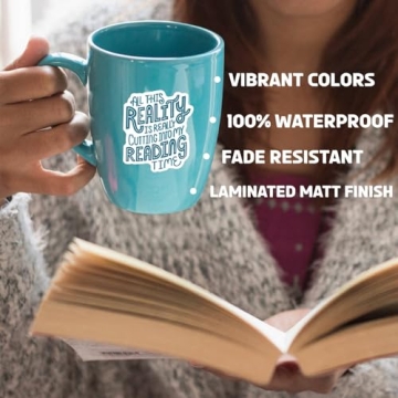 Joyppy Bookish Stickers for Kindle - 50 PCS