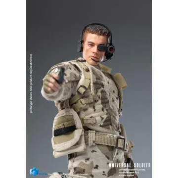 Hiya Toys Universal Soldier Luc Deveraux 1:12 Scale Action Figure