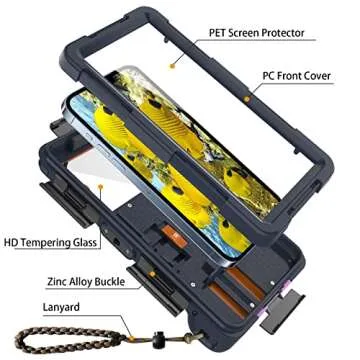Mukoiber Waterproof Phone Case for Snorkeling and Diving