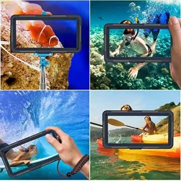 Mukoiber Waterproof Phone Case for Snorkeling and Diving